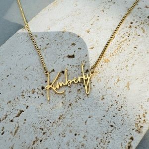 Personalized Gold Name Necklace